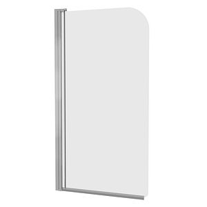Paravan pentru cada, 75 x 130 cm, argintiu, sticla securizata  GoodHome Arkell