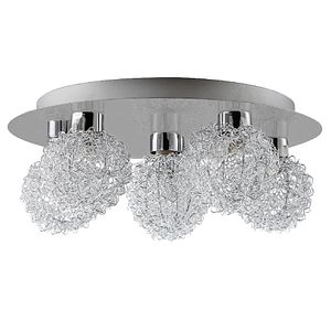 Plafoniera COLOURS Caleus, 6 x 40W, G9, IP20, argintiu
