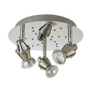 Spot LED COLOURS Ceraon, 3 x 50W, IP20, argintiu