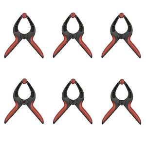 Set 6 cleme cu arc Magnusson, plastic