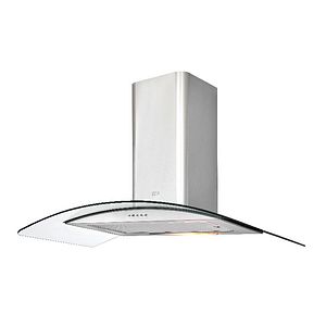 Hota decorativa Cooke & Lewis CLCGS90, 1 motor, 338 m3/h, L 90 cm, inox