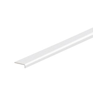 Coltar PVC de tip L, 5 x 16 mm, 2.4 m, alb