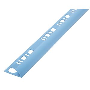 Profil semirotund DIALL, 9 mm, PVC, albastru