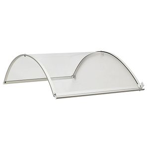 Marchiza fixa GEOM Ramla, aluminiu, 140 x 140 cm, alb