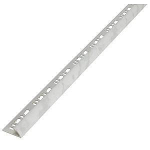 Profil rotund exterior, 9 mm, marmura alba