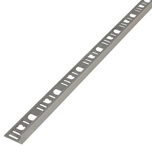 Profil brut, tip L DIALL, 12.5 mm x 2.5 m, aluminiu, argintiu