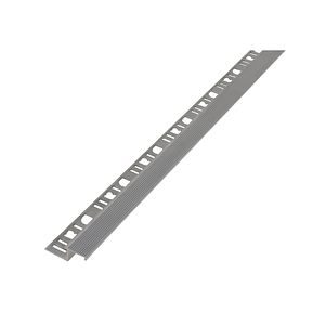 Profil DIALL, din aluminiu brut, tip scara, 250x3.5 cm, 11 mm, argintiu