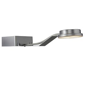 Aplica LED COLOURS Emera, 400lm, 7W, IP44, argintiu