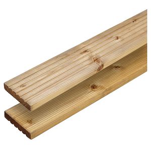 Dusumea pentru terasa BLOOMA, 240 x 14.4 x 2.7 cm, lemn de molid, maro