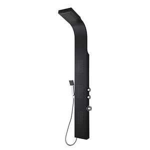 Panel de dus COOKE & LEWIS Magda, termostat, hidromasaj, 167 cm, negru