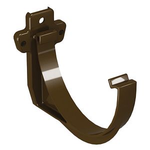 Colier fixare jgheab Devorex Clasic, 120 mm, maro