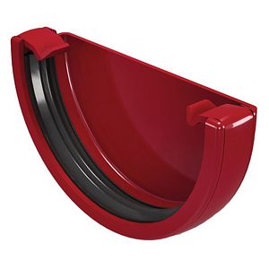 Capac jgheab PVC Devorex Clasic, 120 mm, bordeau