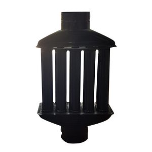 Recuperator caldura, D120 mm, 0.5 mm, negru