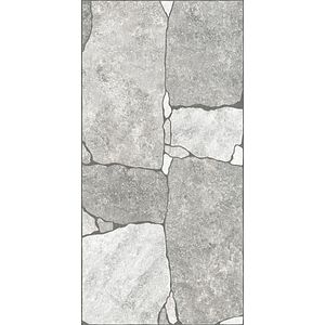 Gresie exterior Roccia, 30 x 60 cm, grosime 8.5 mm, 1.62 m2, gri deschis piatra