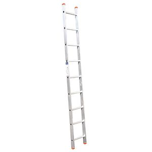 Scara simpla de aluminiu, cu 9 trepte, de uz profesional, max 150 kg