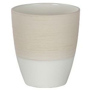 Ghiveci flori SCHEURICH, ceramica, D 13 cm, alb