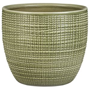 Ghiveci flori SCHEURICH, ceramica, D 18.8 cm, verde
