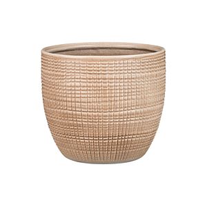 Ghiveci flori SCHEURICH, ceramica, D 15.6 cm, bej
