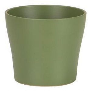 Ghiveci flori SCHEURICH, ceramica, D 13.1 cm, verde