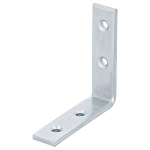 Coltar plat SUKI, 80 x 80 x 20 mm, zincat alb 
