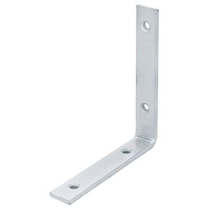 Coltar plat SUKI, 120 x 120 x 20 mm, zincat alb 