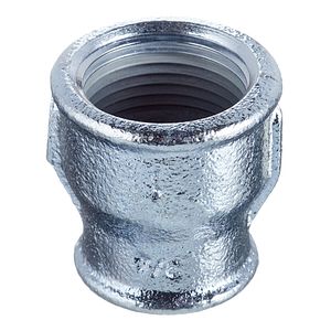 Reductie interior, 1/2", metal, argintiu