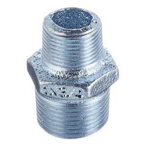 Reductie exterior - exterior, 3/4", metal, argintiu