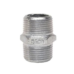 Racord exterior - exterior, 3/4", metal, argintiu