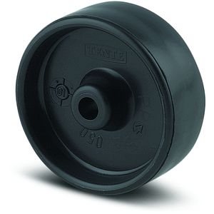 Roata pivotanta TENTE, polipropilena, 50 mm, 50 kg, negru