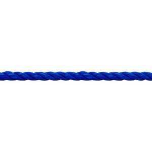Franghie PP rasucita, 10 mm, 15 m, albastru