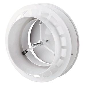 Anemostat cu flansa, 100 mm, culoare alb