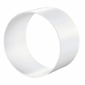 Conector ventilatie tub flexibil PVC, 100 mm, alb