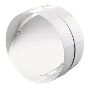 Conector clapeta antiretur, 125 mm, alb