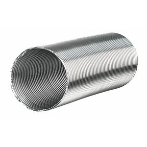 Tub flexibil hota evacuare, aluminiu, 80 mm x 1-3 m, argintiu
