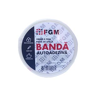 Banda autoadeziva pentru acoperire rosturi, alb, 90 m x 48 mm  FGM