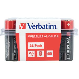 Baterie alcalina VERBATIM 49505, AA, 1.5V, 24buc