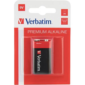 Baterie alcalina VERBATIM 49924, 9V, 9V, 1buc