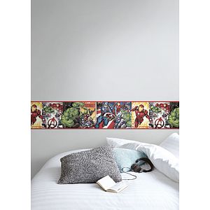 Bordura autoadeziva multicolora Braya, 14.5 cm x 5 m