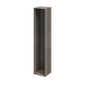 Corp de mobilier GoodHome Atomia, gri stejar, 187.5 x 37.5 x 35 cm