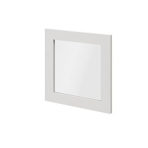 Usa dresing transparenta, sticla, alb, 37 x 37 cm  GoodHome Atomia