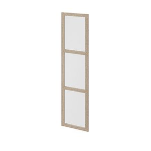 Usa dressing, sticla, stejar, W50Xh187  GoodHome Atomia