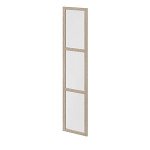 Usa dressing, sticla, stejar, W50Xh225  GoodHome Atomia