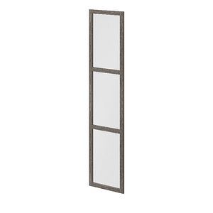 Usa dressing, sticla, W50Xh225 gri stejar  GoodHome Atomia
