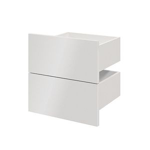 Sertar exterior, 35 x 37 cm, alb, set 2 bucati  GoodHome Atomia