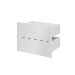 Sertar exterior, 35 x 50 cm, alb, set 2 bucati  GoodHome Atomia