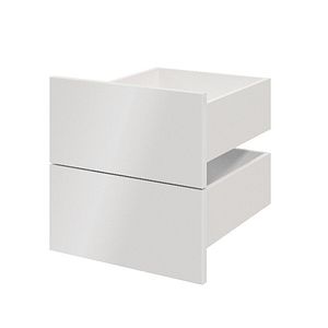 Sertar exterior, 45 x 37 cm, alb, set 2 bucati  GoodHome Atomia