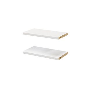 Pachet 2 rafturi, albe, 37 x 20 cm  GoodHome Atomia