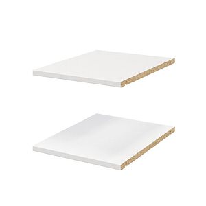 Pachet 2 rafturi, alb, 37 x 45 cm  GoodHome Atomia