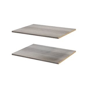 Pachet 2 rafturi, gri stejar, 75 x 58 cm  GoodHome Atomia