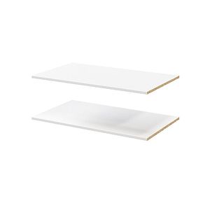 Pachet 2 rafturi, alb, 100 x 58 cm  GoodHome Atomia
